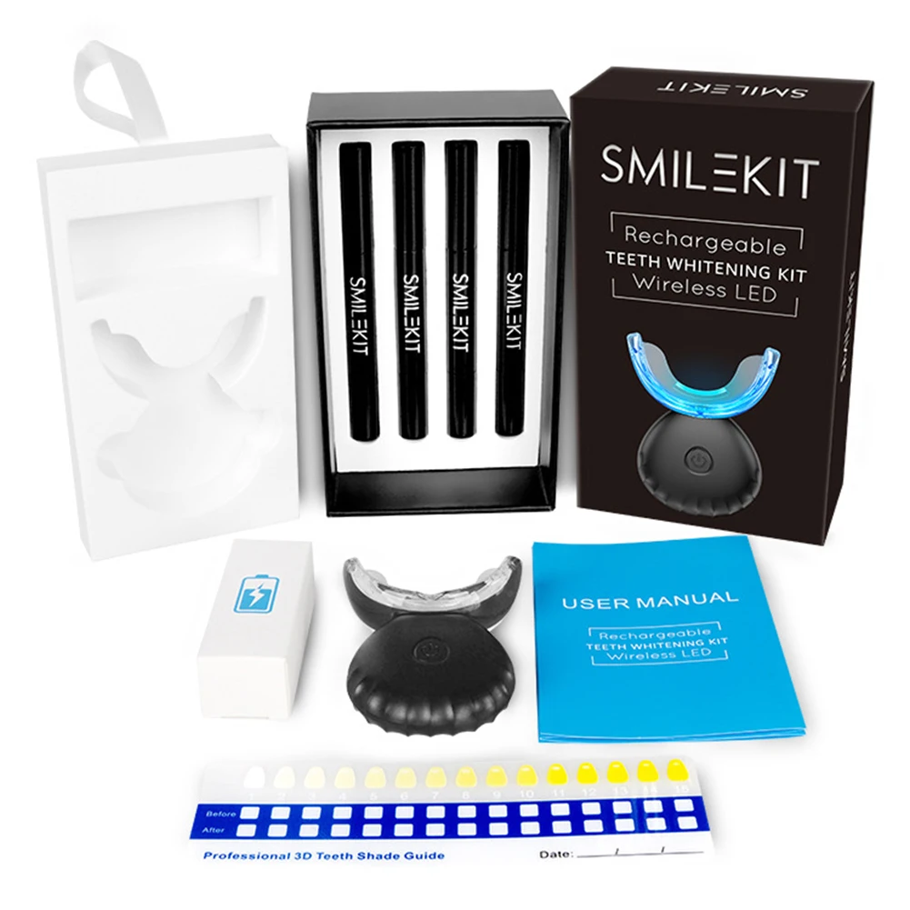Teeth Whitening Near Me - 歯科歯ホワイトニングキットミニ 16 LED コールドライト 35% カルバミド過酸化物ゲル歯ホワイトナー漂白ペン口腔トレイデバイスセット