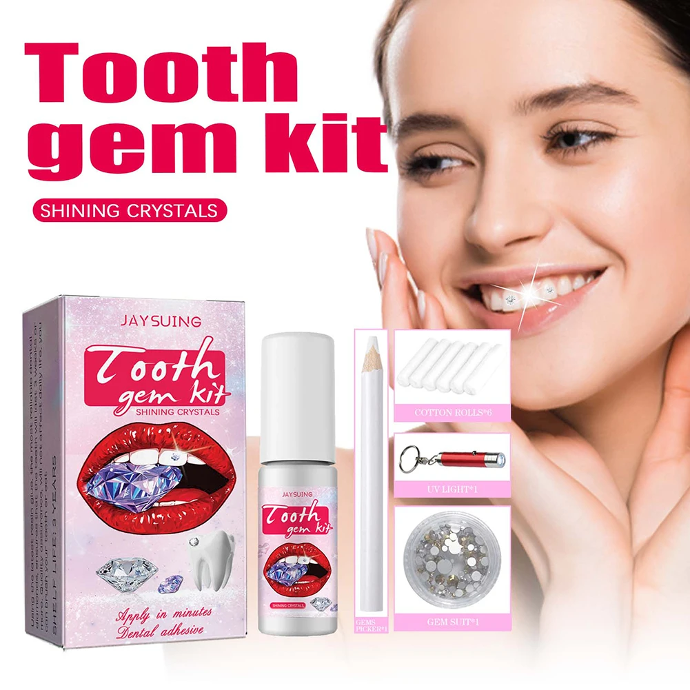 Teeth Whitening Kit - 宝石キット,樹脂接着剤,プロの装飾,日曜大工,頑丈