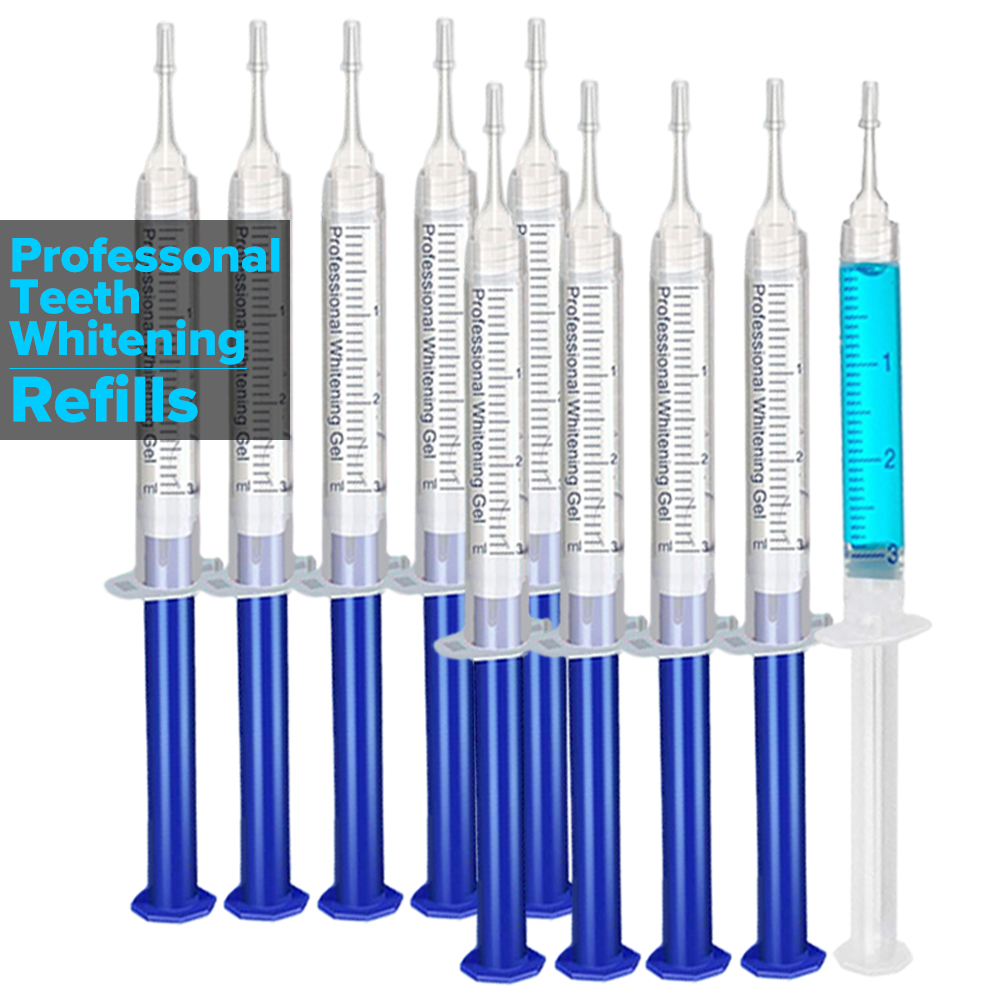 歯のホワイトニングジェル詰め替えシリンジ歯の漂白ジェルインビ - Teeth Whitening Kit のレビューと価格