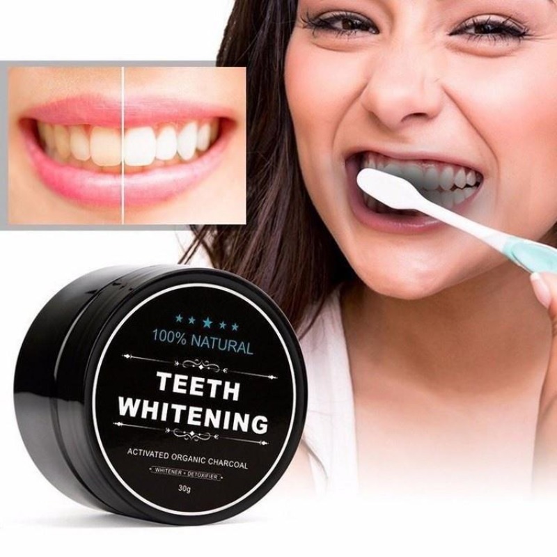 1 ボックス活性炭歯ホワイトニングパウダー、木炭歯クリーニン - Teeth Whitening Pens のレビューと価格