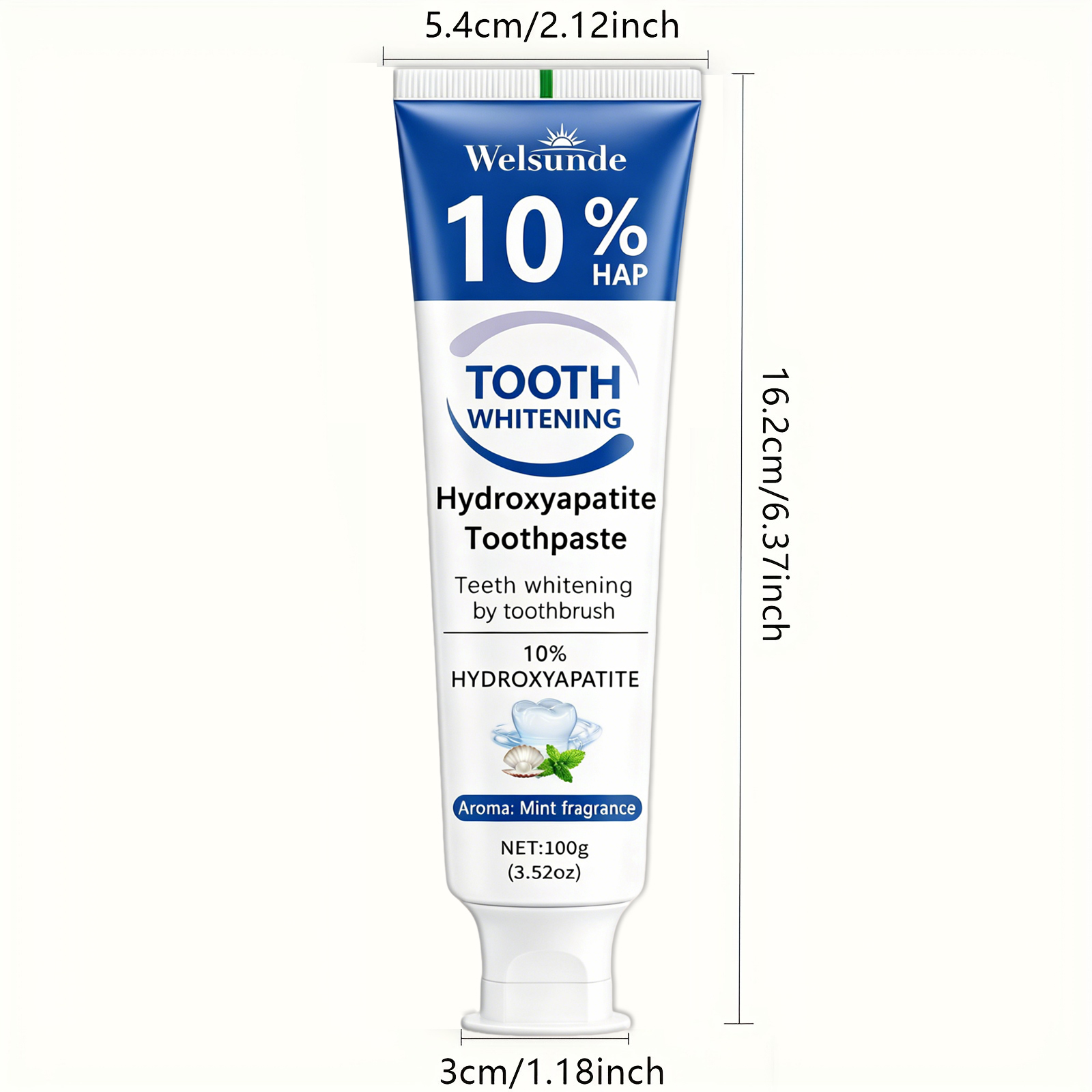 強力な歯のホワイトニング歯磨き粉セット、歯の汚れを徹底的に除 - Teeth Whitening Kit のレビューと価格