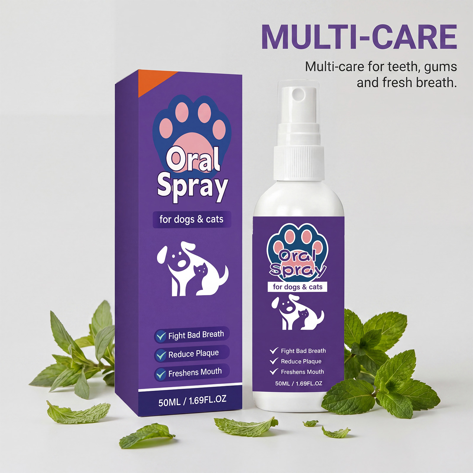 ペット用オーラルスプレー 犬猫用歯の清掃 口臭除去剤 口臭を - Teeth Whitening Mouthwash のレビューと価格