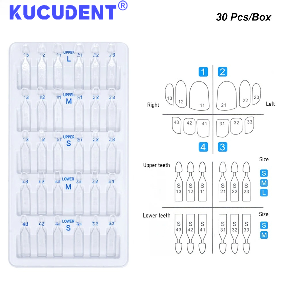 30個入り／セット 歯科用ベニア成形キット、前歯用、美容ベニ - Teeth Whitening Moulds のレビューと価格