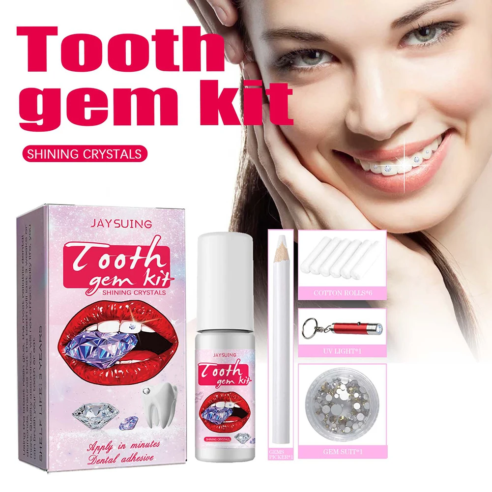 宝石キット,樹脂接着剤,プロの装飾,日曜大工,頑丈 - Teeth Whitening Kit のレビューと価格