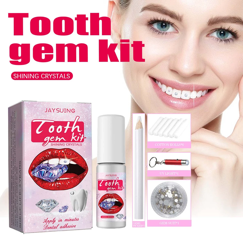 宝石キット,樹脂接着剤,プロの装飾,日曜大工,頑丈 - Teeth Whitening Kit のレビューと価格