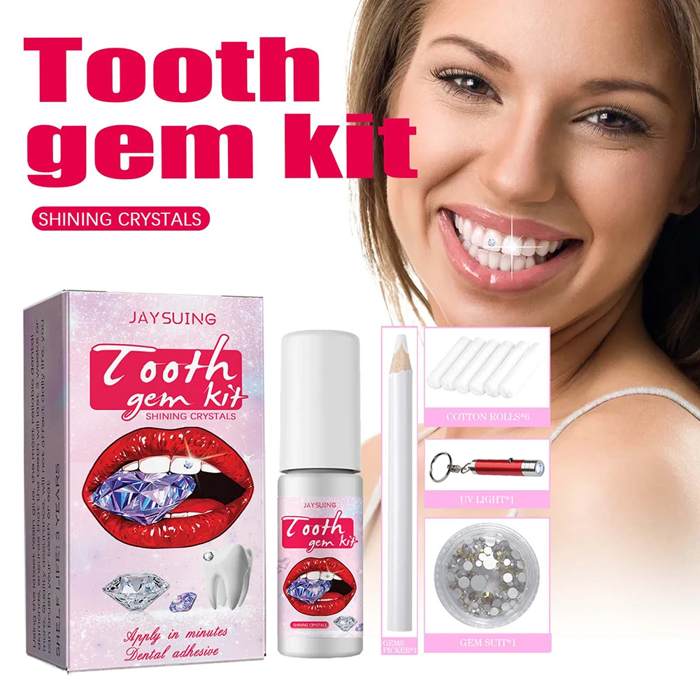 宝石キット,樹脂接着剤,プロの装飾,日曜大工,頑丈 - Teeth Whitening Kit のレビューと価格